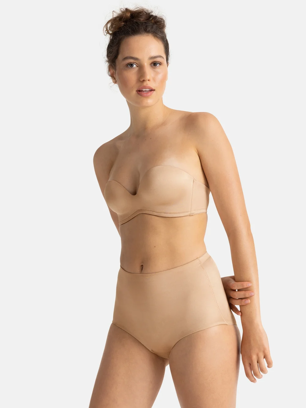 Dorina Beige Sublime Sculpt Bandeau Bra - 40D Image 3