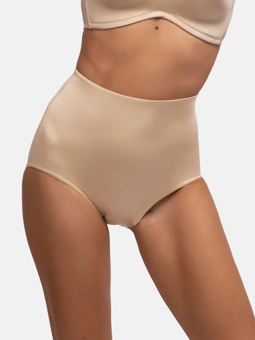 Dorina Brief Beige Mid Waist - Small Image 1