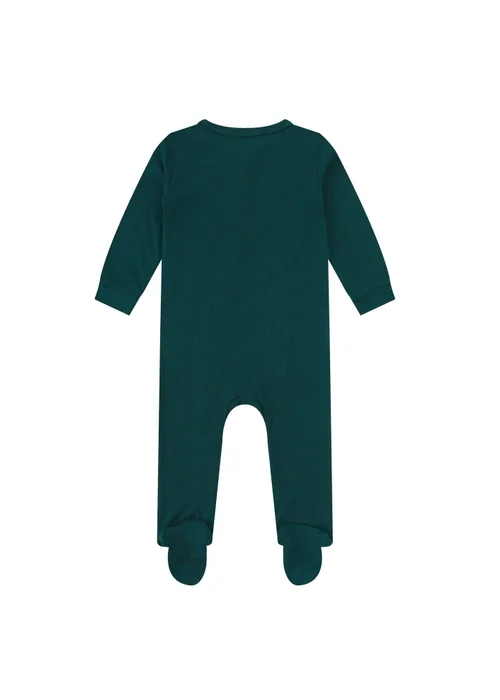 Pyjamily Emerald Green Midnight Jewel Baby's One-Piece Matching Pyjama Sleepsuit (0m-18m) - 3-6 months Image 2