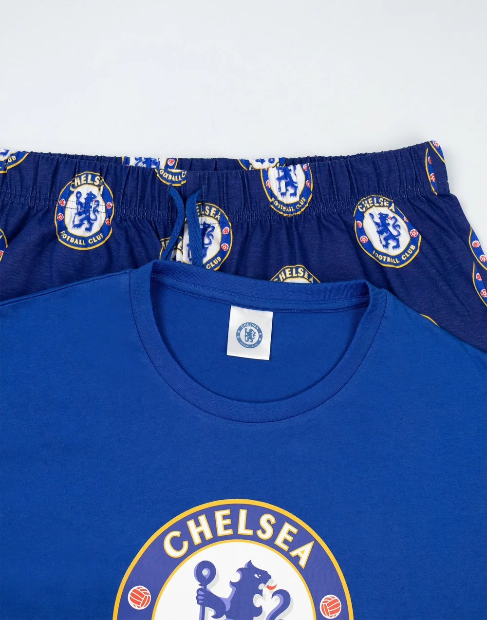 Vanilla Underground Chelsea Logo Blue Short Sleeve Long Leg Pyjama Set - Medium Image 3