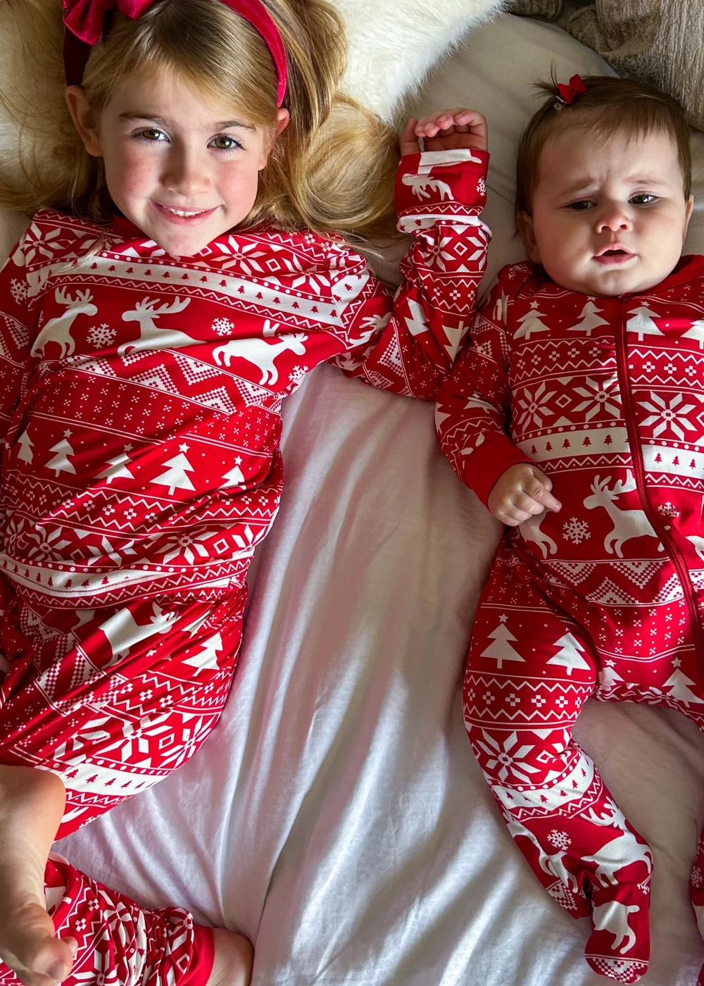 My Christmas Pyjamas Red Nativity Children's Two-Piece Long Matching Pyjama Set (18m-14yrs) - 18 - 24 Months Image 1