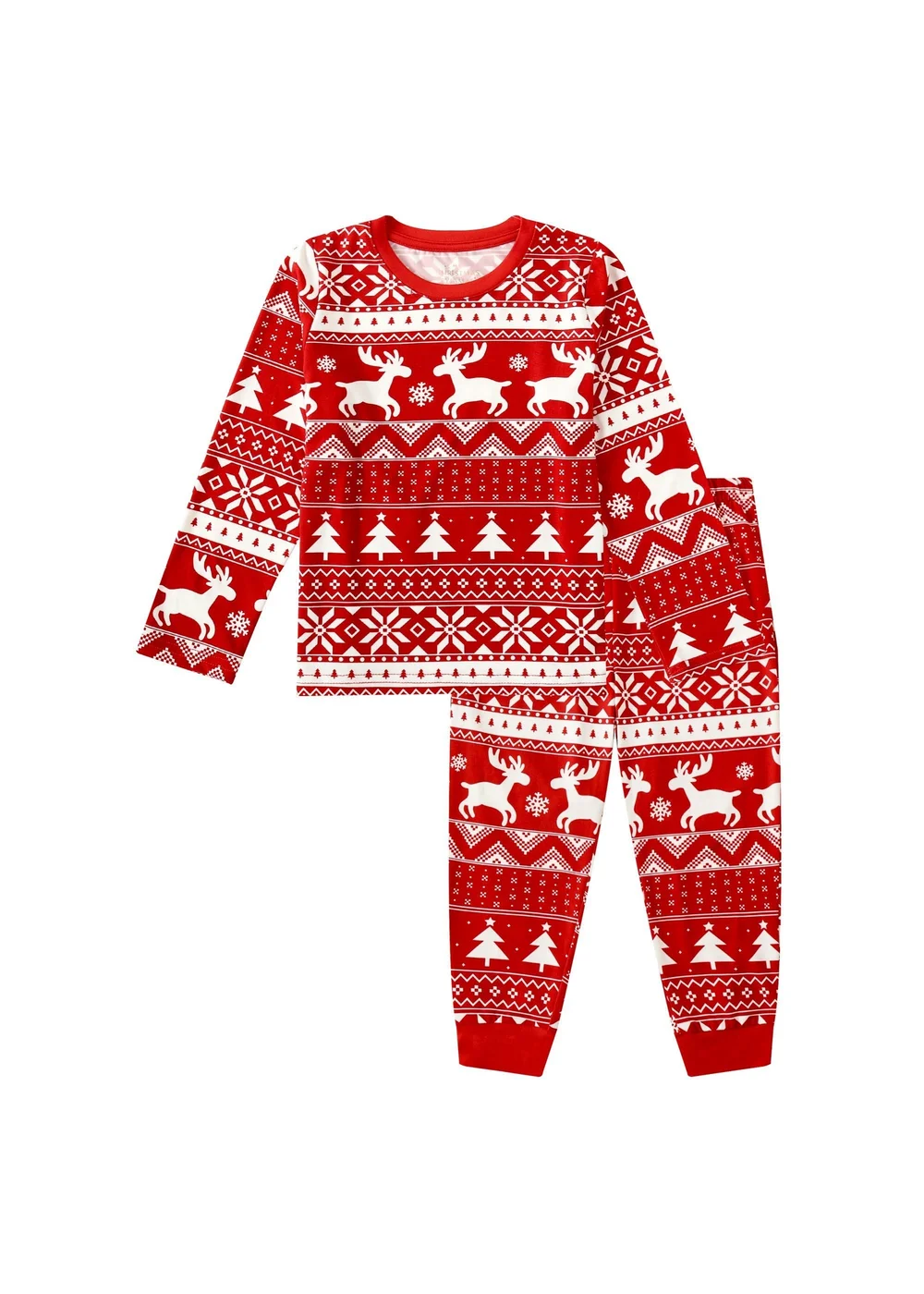 My Christmas Pyjamas Red Nativity Children's Two-Piece Long Matching Pyjama Set (18m-14yrs) - 18 - 24 Months Image 2