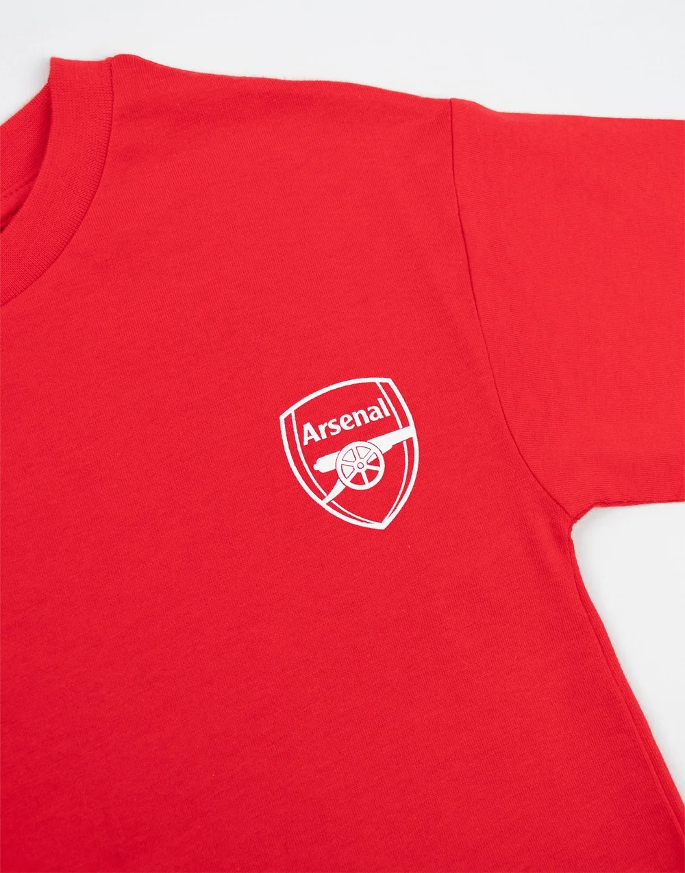Vanilla Underground Arsenal Logo Red Kids Short Sleeve Long Leg Pyjama Set (18mnths - 14 yrs) - Age 2-3 Years Image 5