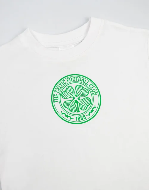 Vanilla Underground Celtic Logo Kids Green Short Sleeve Long Leg Pyjama Set (18mnths - 14 yrs) - Age 11-12 Years Image 5