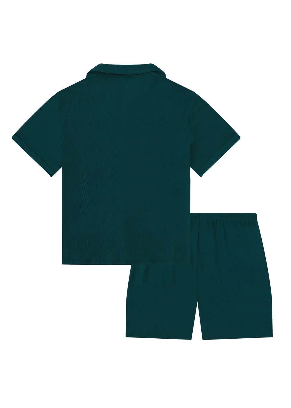Pyjamily Emerald Green Midnight Jewel Men's Two-Piece Short Matching Pyjama Set - 2XL Image 3