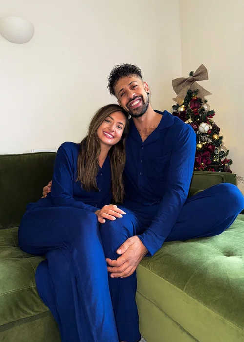 Pyjamily Sapphire Blue Midnight Jewel Women's Two-Piece Long Matching Pyjama Set - 8-10 Image 5