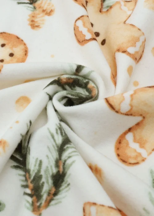 My Christmas Pyjamas White Gumdrop Buttons Two Piece Short Matching Pyjama Set - Size 8-10 Image 3