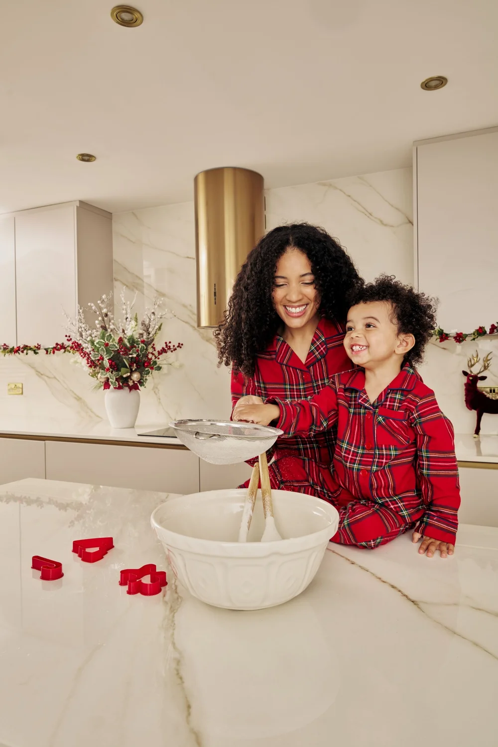 My Christmas Pyjamas Red Check The Halls Two Piece Long Matching Pyjama Set - Size 10-12 Image 5