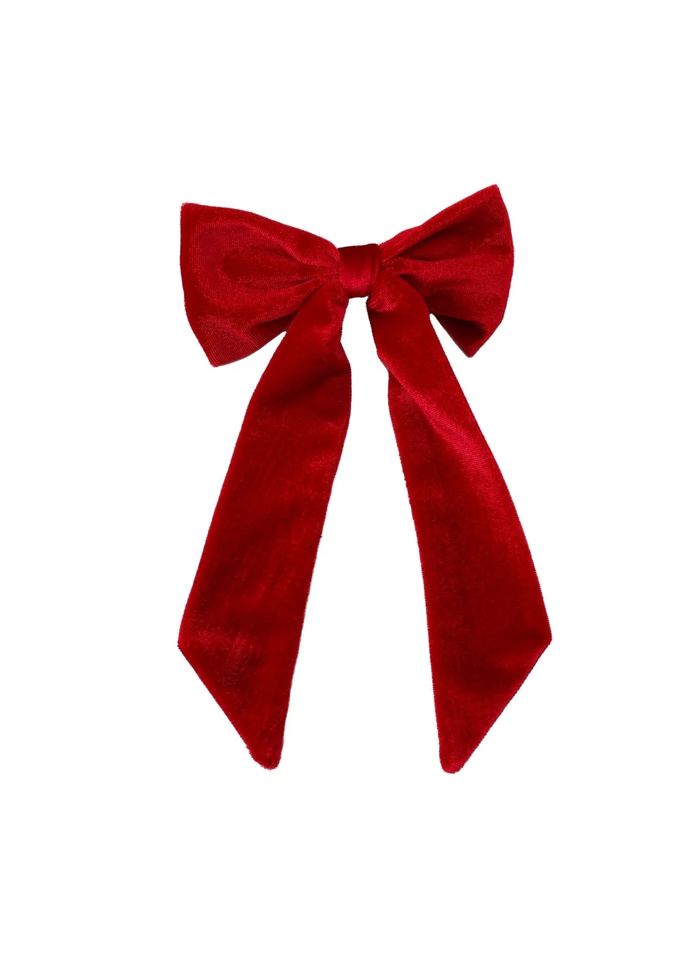 My Christmas Pyjamas Red Velvet Rouge Adult Matching Hair Bow - One Size Image 1