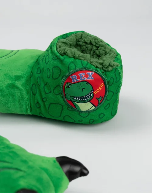 Vanilla Underground Disney Toy Story Kids Green Slipper Boots (Younger 6-Older 12) - 9 Infants Image 3