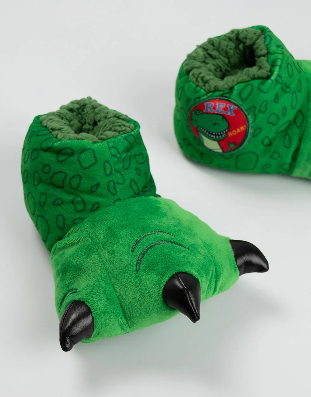 Vanilla Underground Disney Toy Story Kids Green Slipper Boots (Younger 6-Older 12) - 9 Infants Image 5