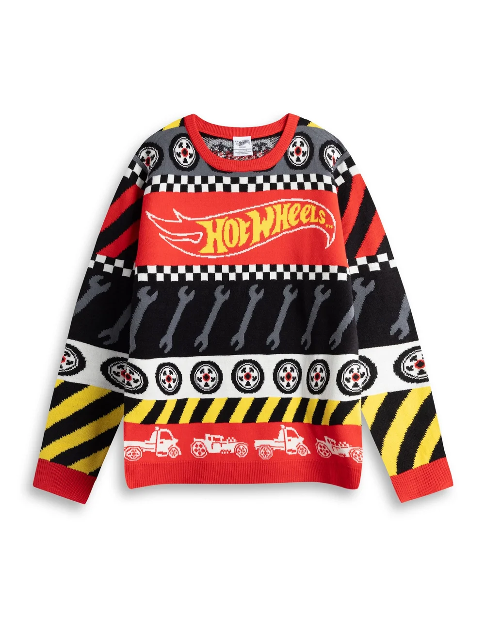 Vanilla Underground Hot Wheels Multicolor Christmas Jumper - S Image 1