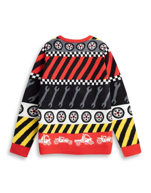 Vanilla Underground Hot Wheels Multicolor Christmas Jumper - S Image 2