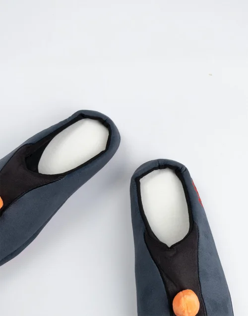 Vanilla Underground Wallace And Gromit Black Mule Slippers - 3-4 Image 2