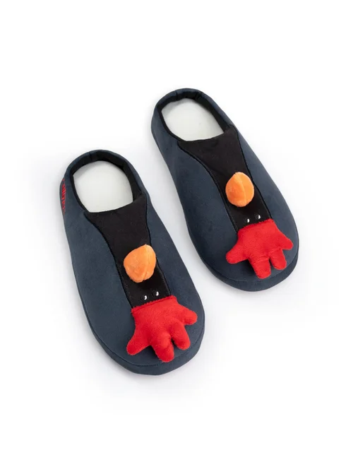 Vanilla Underground Wallace And Gromit Black Mule Slippers - 3-4 Image 1