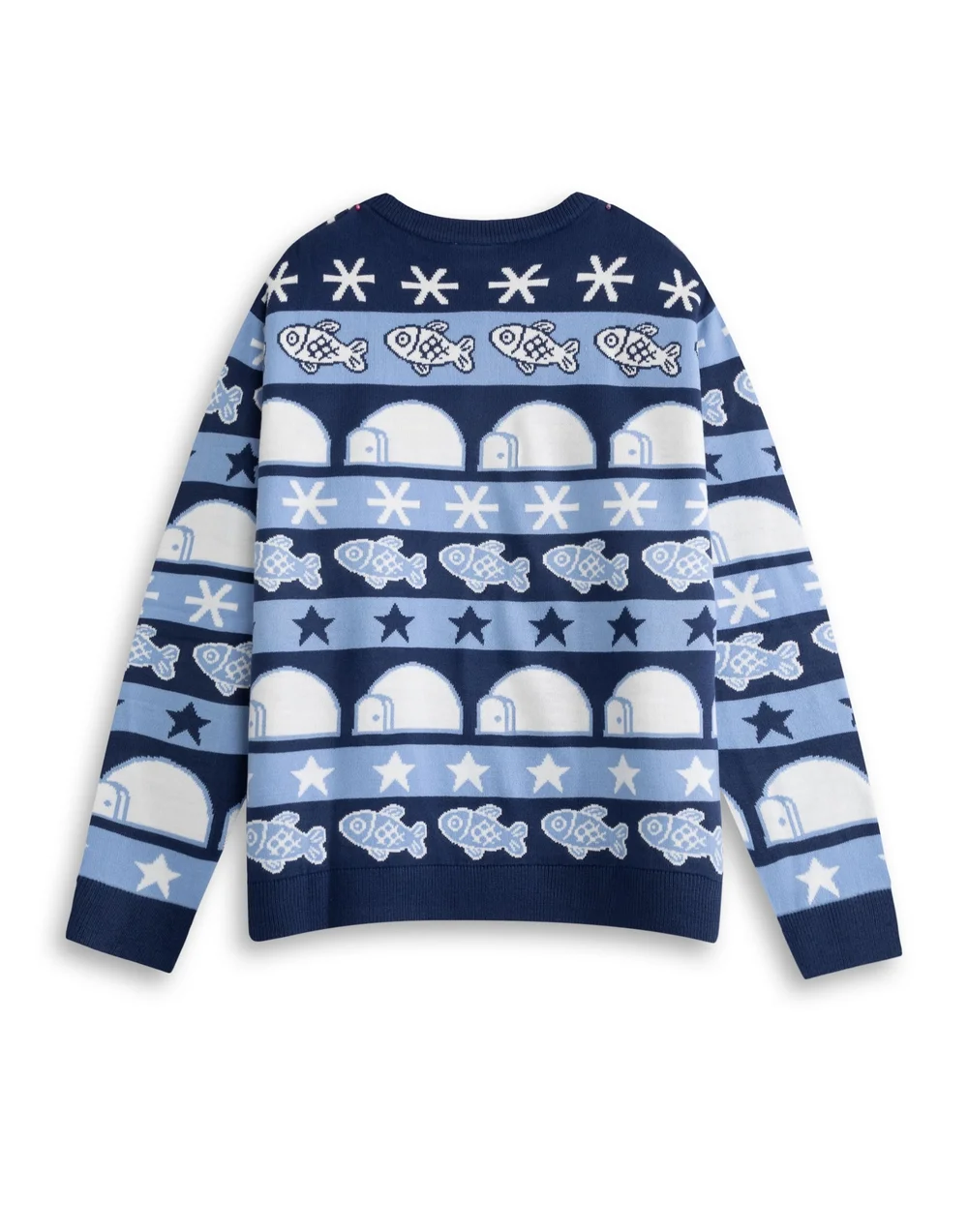 Vanilla Underground Pingu Blue Christmas Jumper - 2XL Image 2