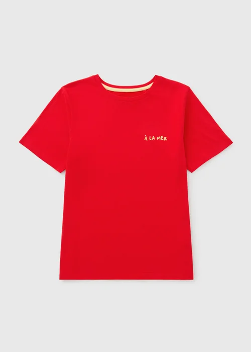 Red La Mer Pyjama Top - XS Image 2