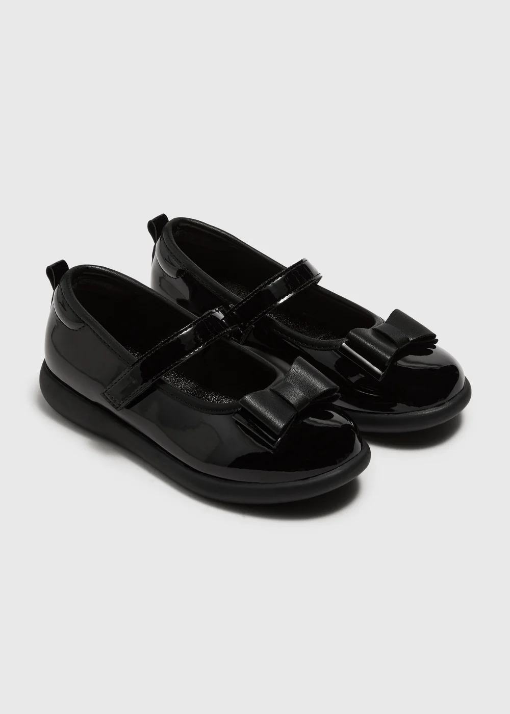 Girls Black Patent Mary Jane School Shoes (Younger 8 - Older 3) - 9 Infants Image 1