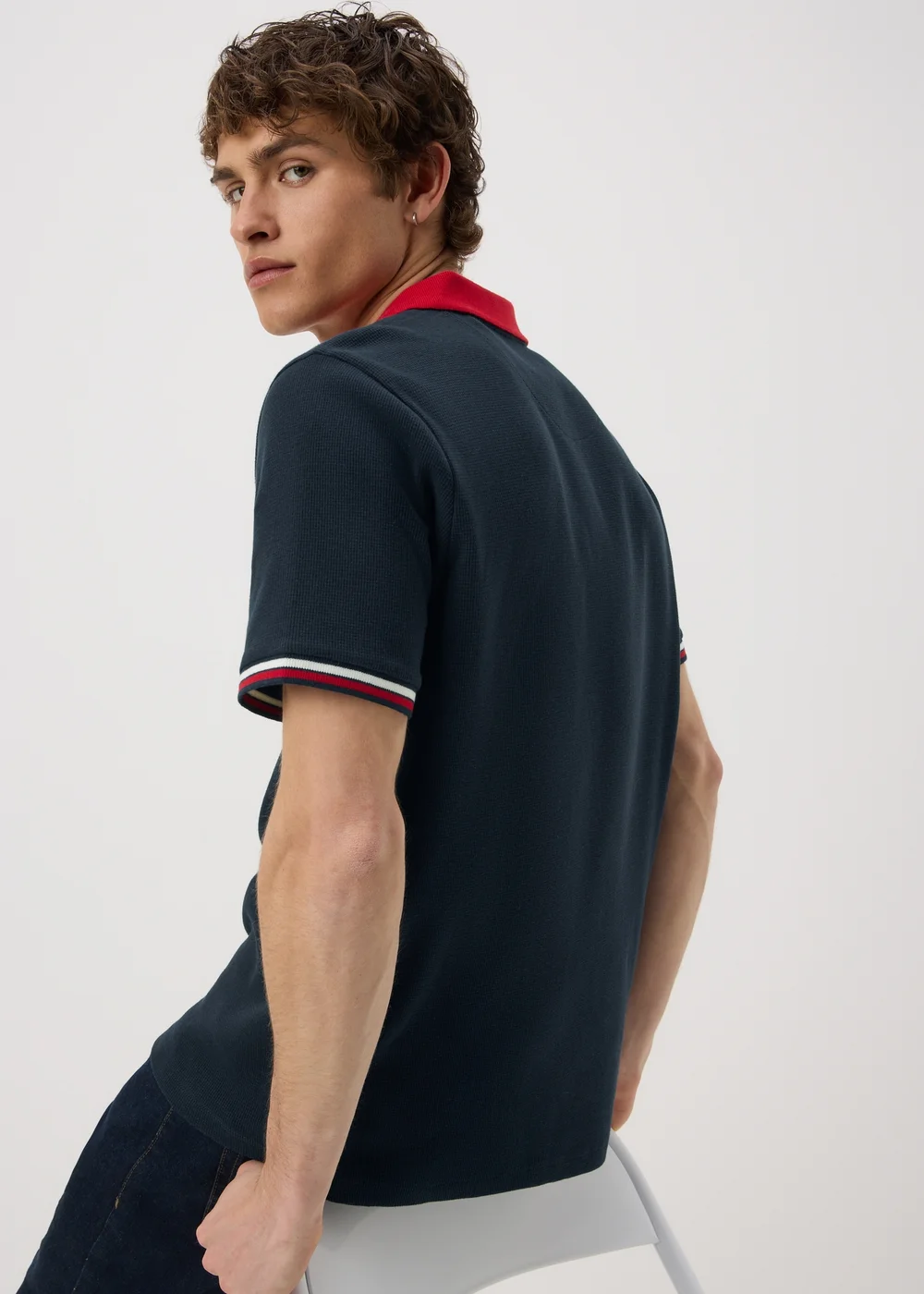 Navy World Cup England Polo Shirt - XS Image 2