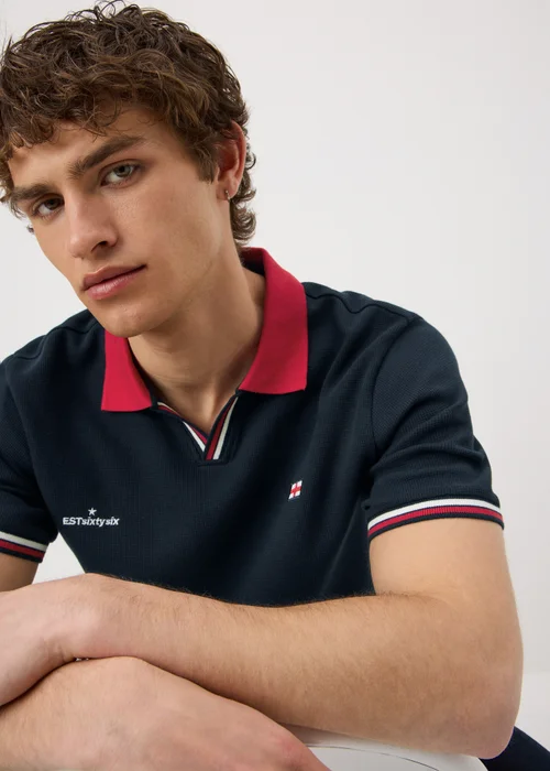 Navy World Cup England Polo Shirt - XS Image 3