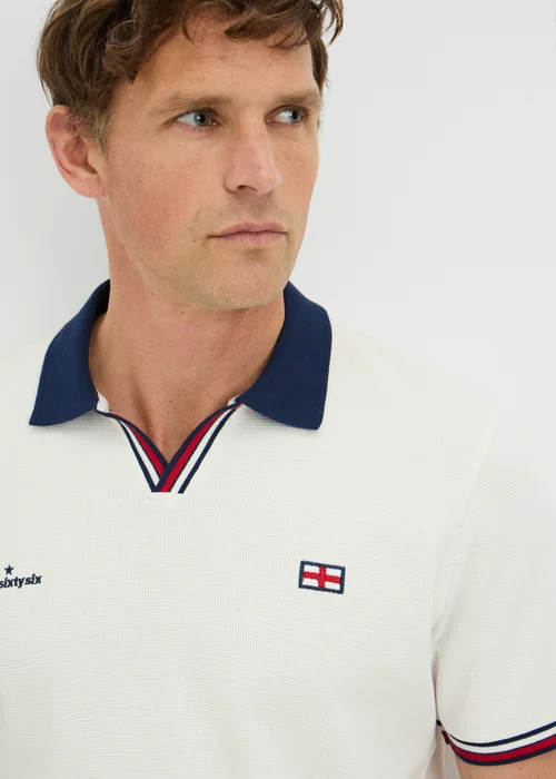White England World Cup Polo Shirt - S Image 2