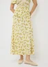 Yellow Floral Midaxi Co Ord Skirt - 8 Image 2
