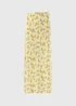 Yellow Floral Midaxi Co Ord Skirt - 8 Image 4