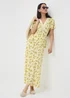 Yellow Floral Midaxi Co Ord Skirt - 8 Image 1