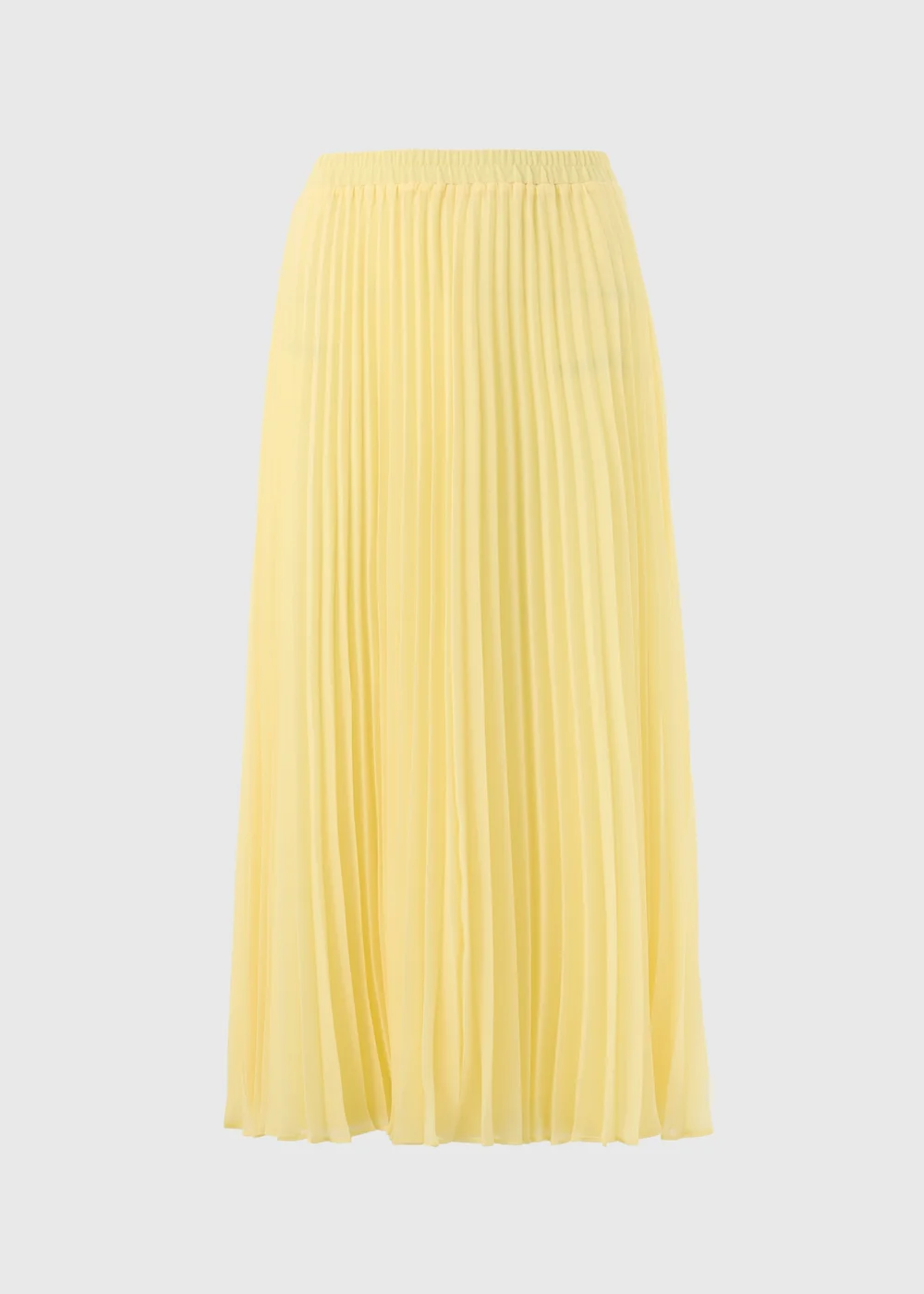 Yellow Pleated Midaxi Skirt - 8 Image 4