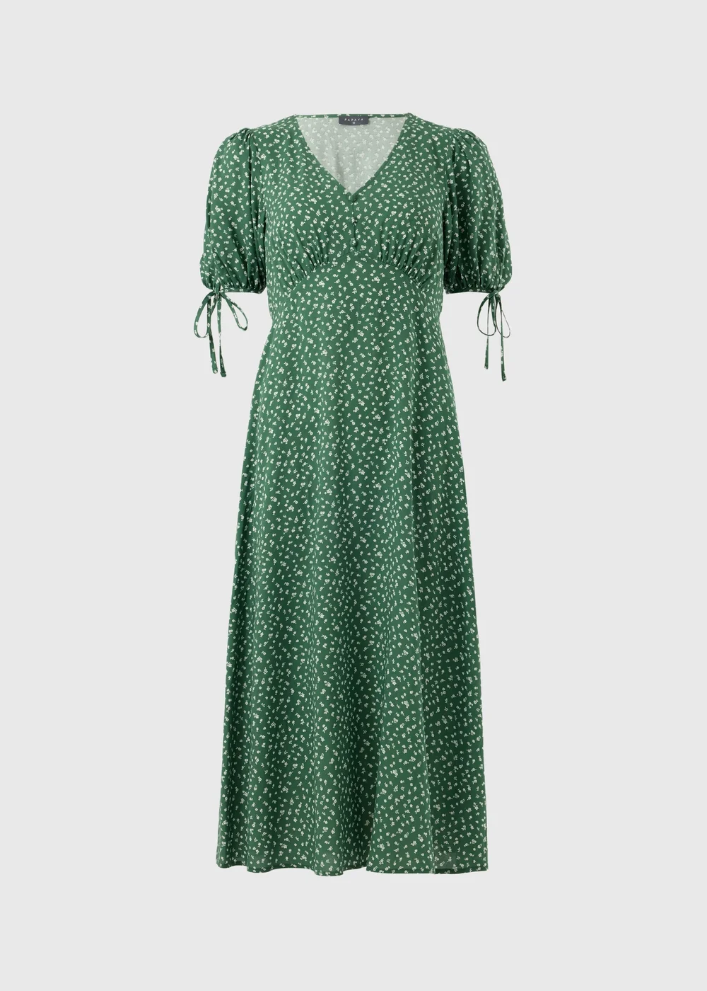 Green Ditsy Floral Midi Tea Dress - 8 | Matalan Green Ditsy Floral Midi Tea Dress - 8 | Matalan