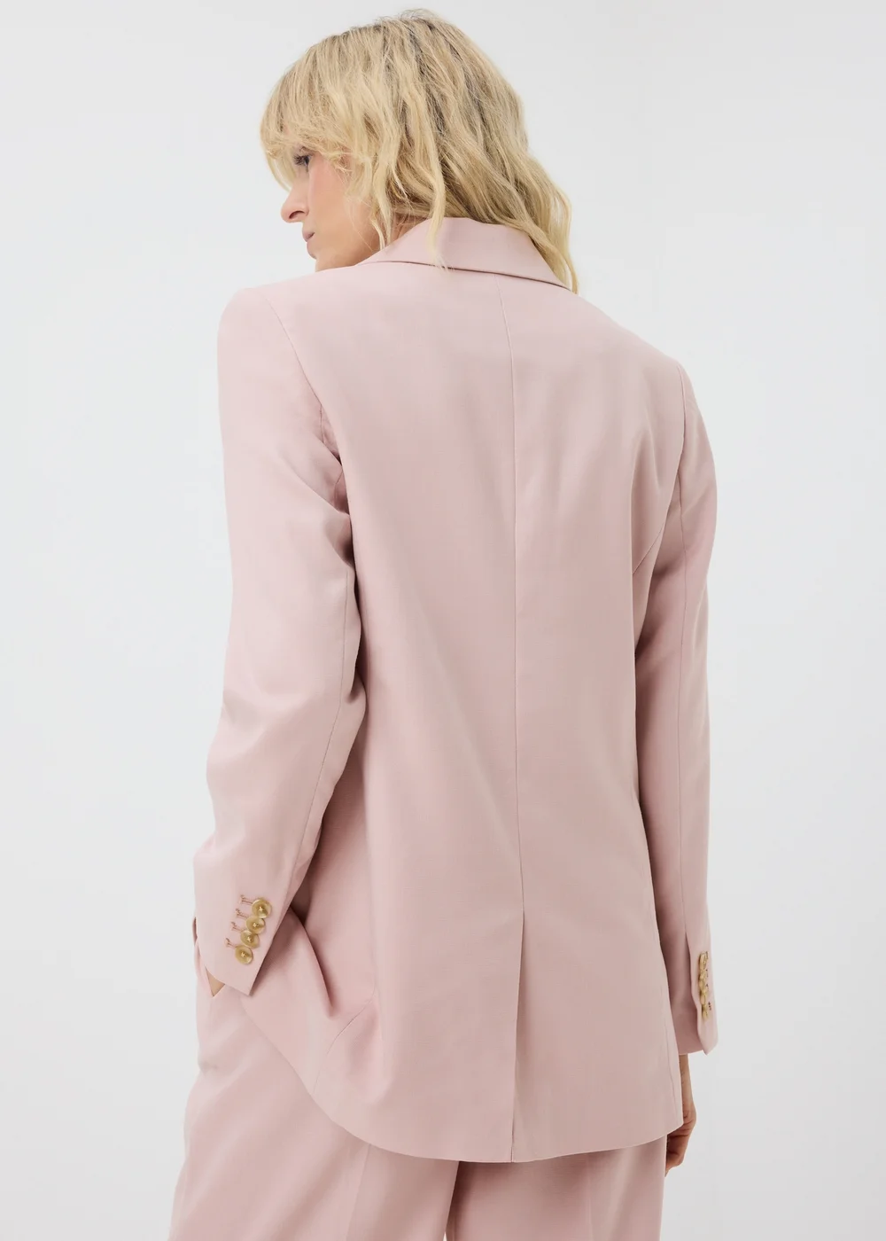 Pink Double Breasted Co Ord Blazer - 10 Image 2