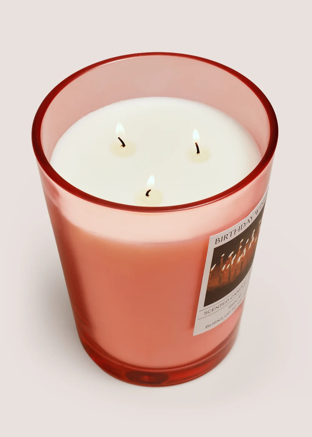 Birthday Wishes Large Candle Image 2