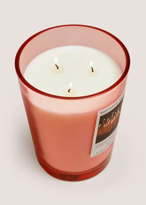 Birthday Wishes Large Candle Image 2