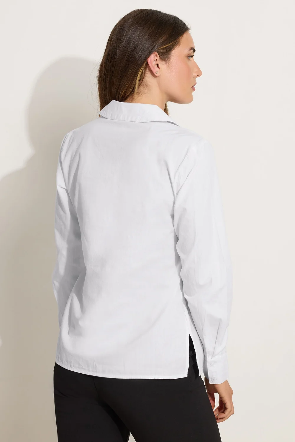 Long Tall Sally White Cotton Shirt - 20 Image 3