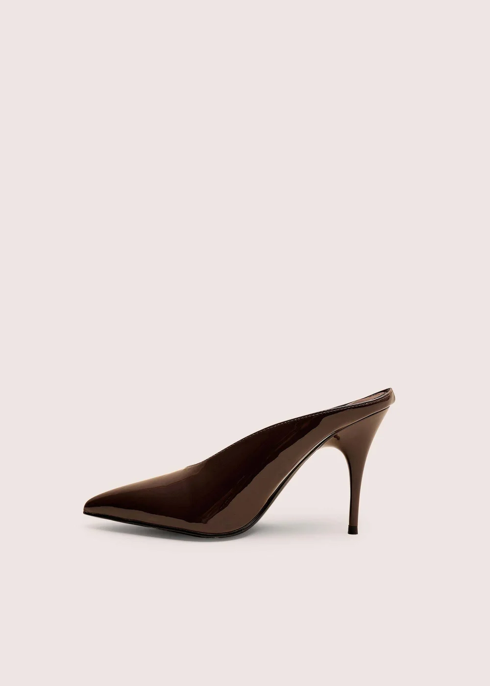 Public Desire Elixr Chocolate Patent Court High Heels - 4 Image 1