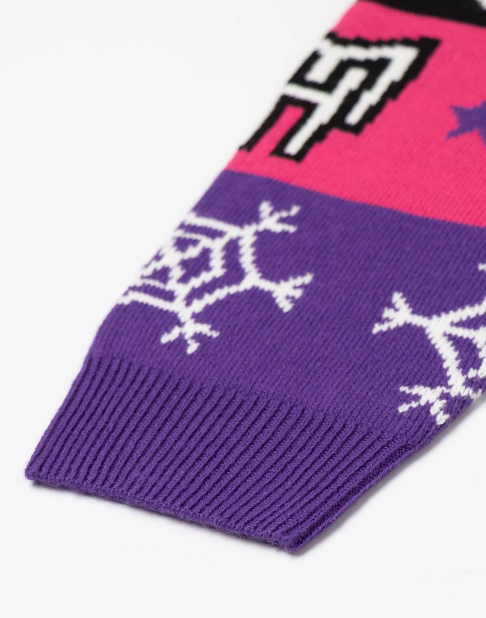 Vanilla Underground Monster High Kids Purple Christmas Jumper (3-14yrs) - 5-6 Yrs Image 4