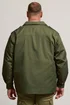 BadRhino Khaki Green Military Zip Through Overshirt - 5-6XL Image 4