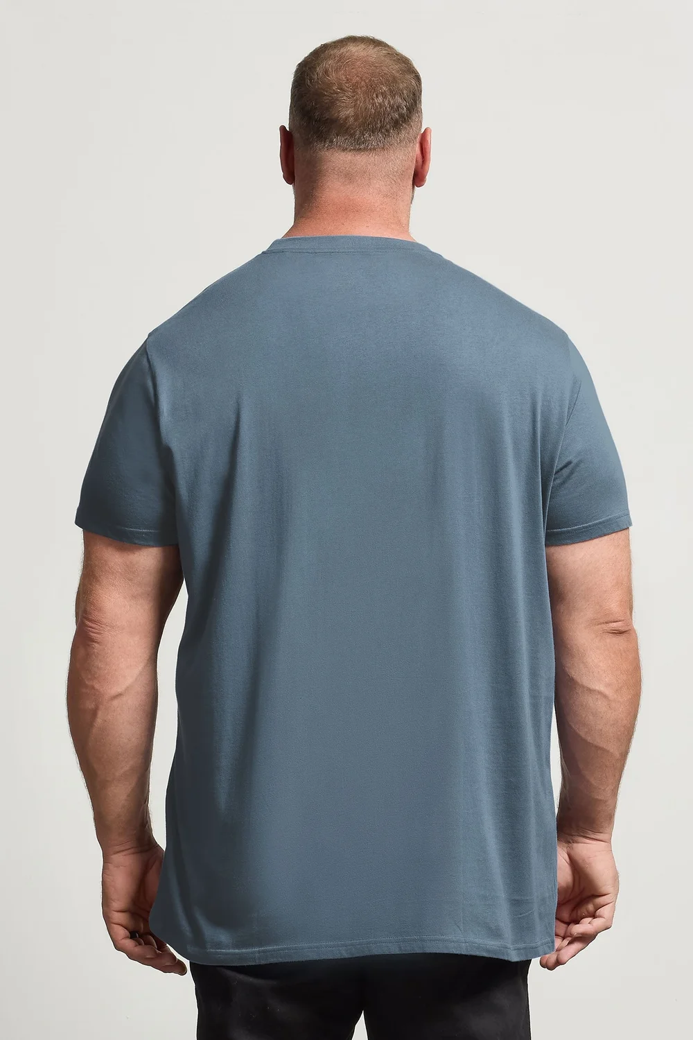 BadRhino 5 Pack Black/Green/White/Brown/Blue Extra Long T-Shirts - 5-6XL Image 4