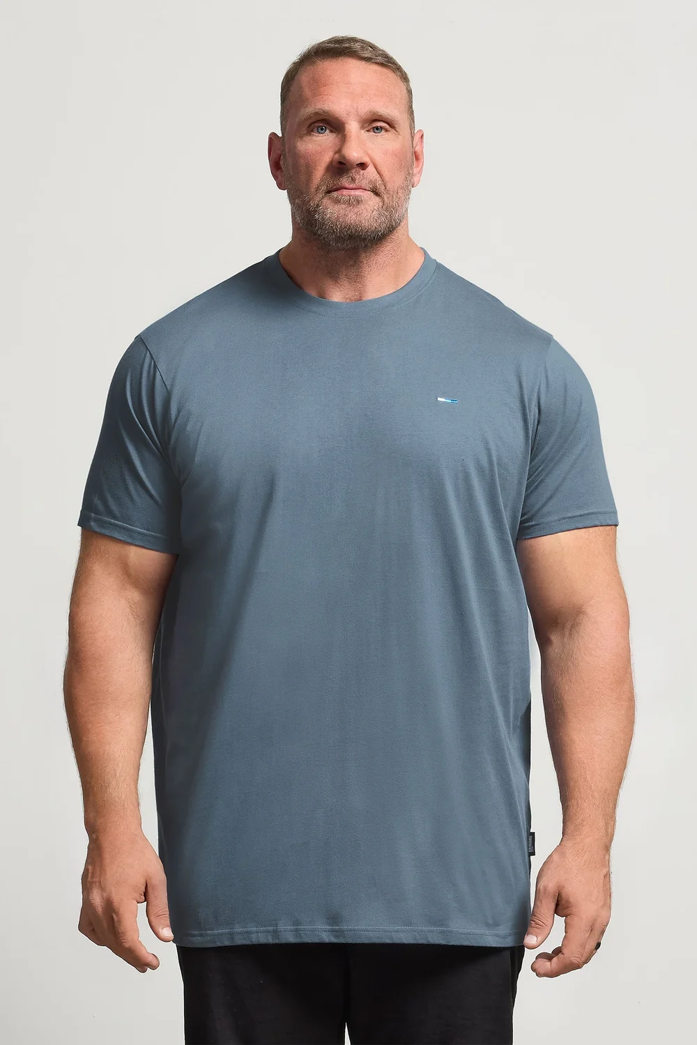BadRhino 5 Pack Black/Green/White/Brown/Blue Extra Long T-Shirts - 5-6XL Image 2