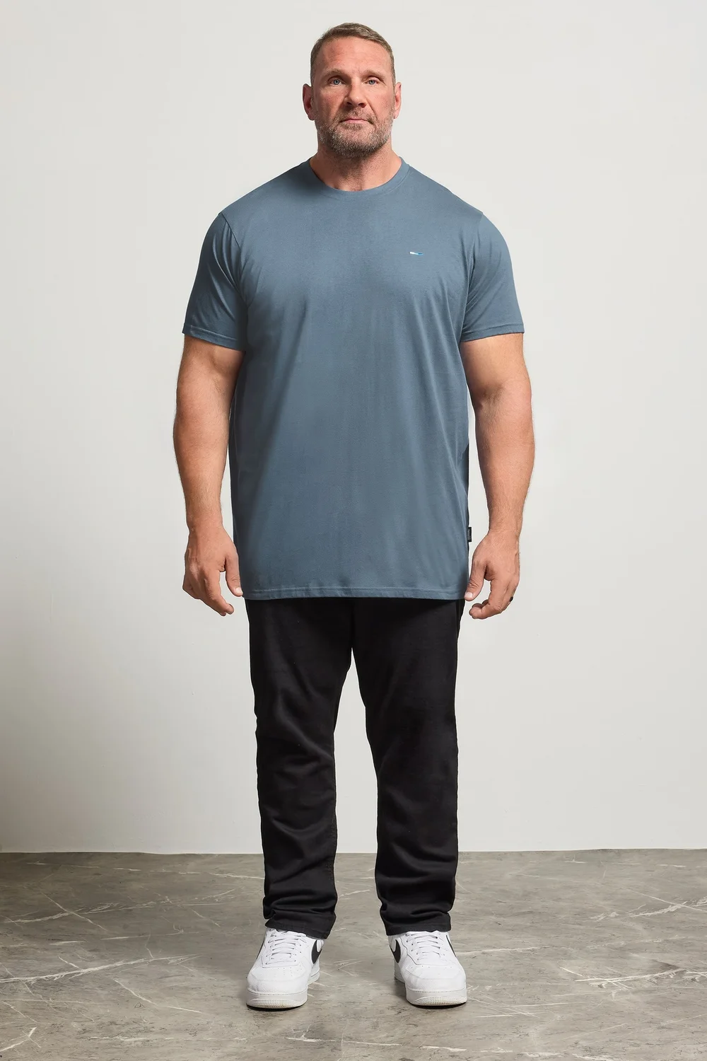BadRhino 5 Pack Black/Green/White/Brown/Blue Extra Long T-Shirts - 5-6XL Image 3