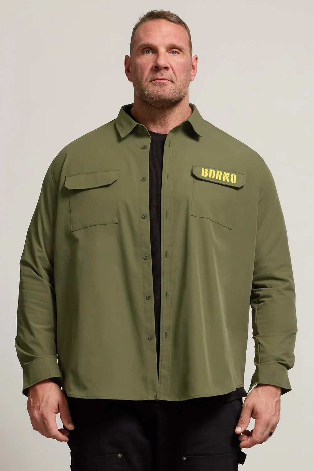 BadRhino Khaki Green Military Ripstop Shirt - 3XL Image 3