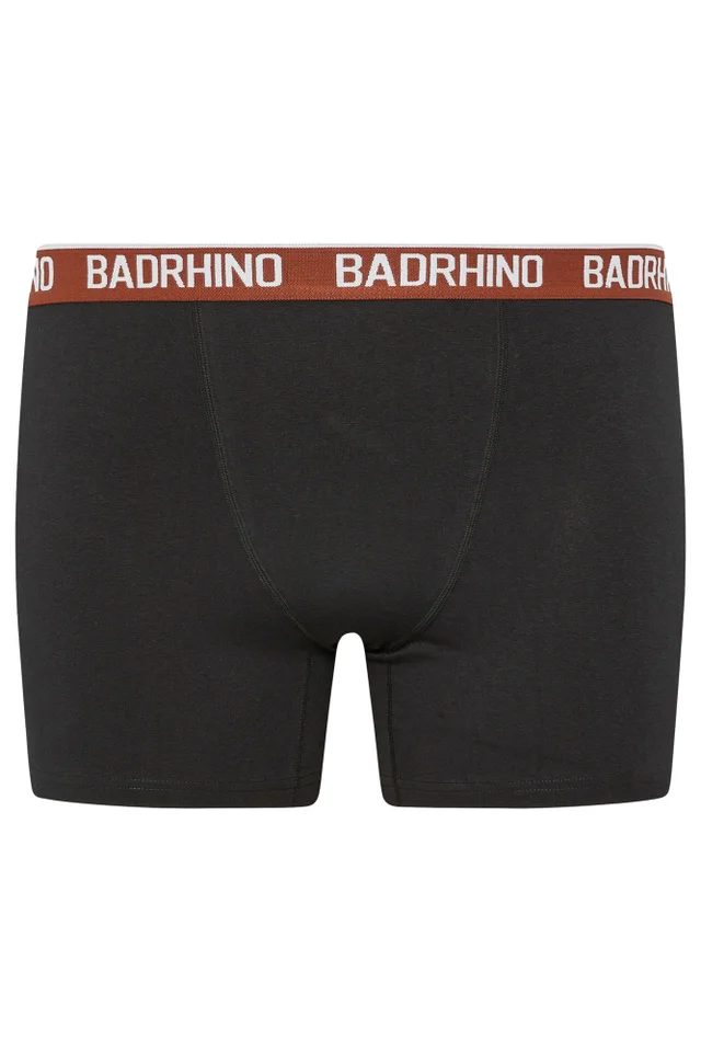 BadRhino 5 Pack Blue/Yellow/Brown/Purple/Black Band Boxers