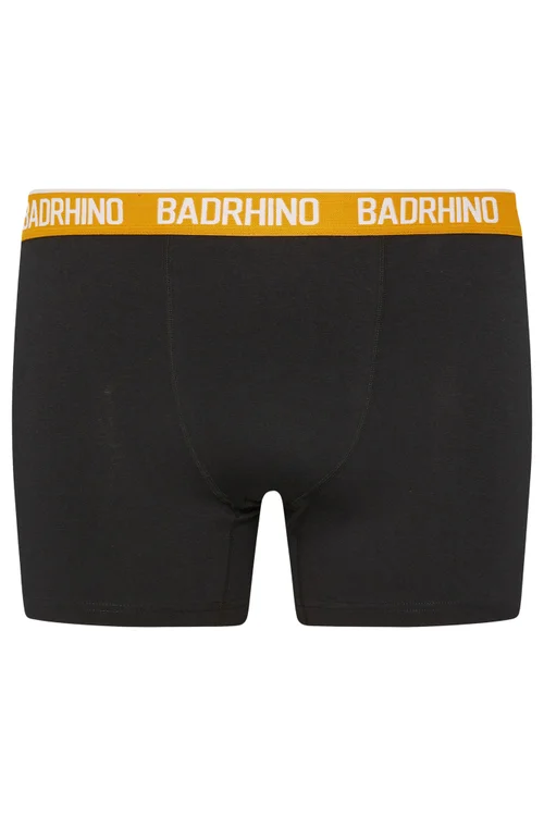 BadRhino 5 Pack Blue/Yellow/Brown/Purple/Black Band Boxers - 7-8XL Image 5
