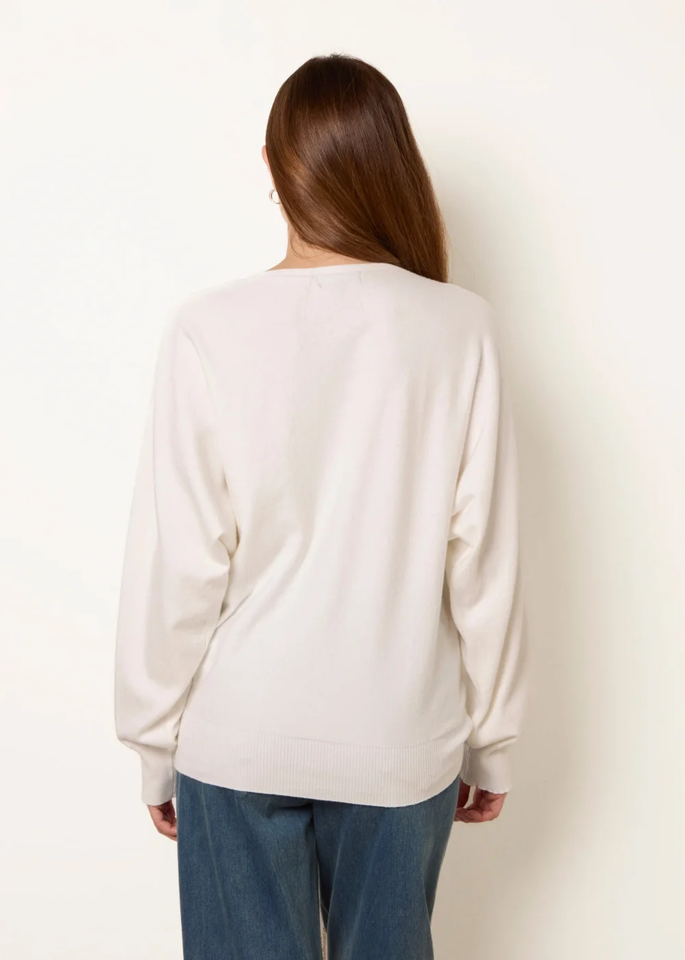 Blue Vanilla Ivory Patterned Jumper - M/L Image 4