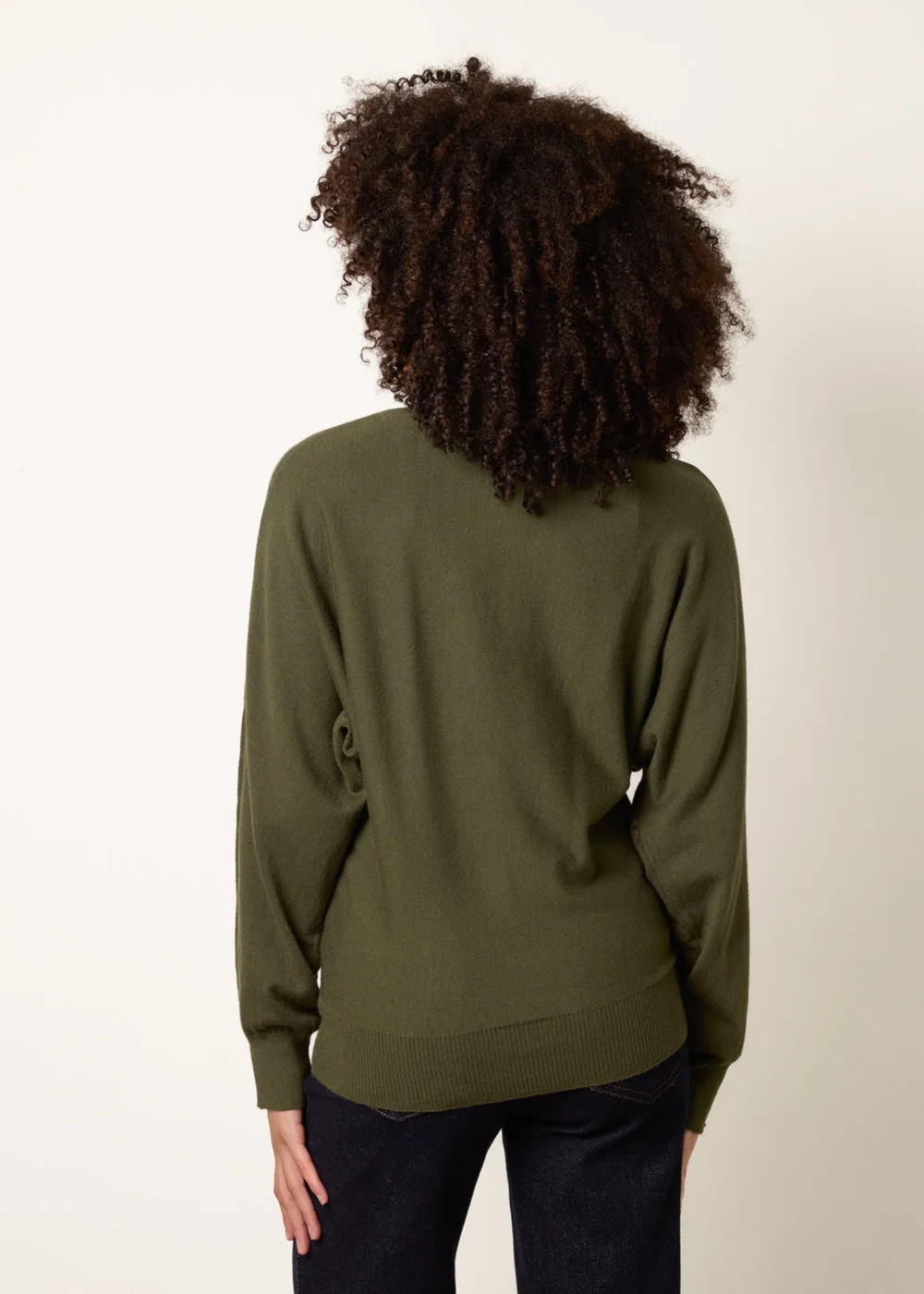 Blue Vanilla Khaki Patterned Jumper - L/XL Image 4