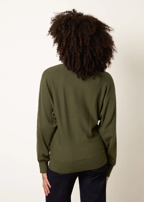 Blue Vanilla Khaki Patterned Jumper - L/XL Image 4