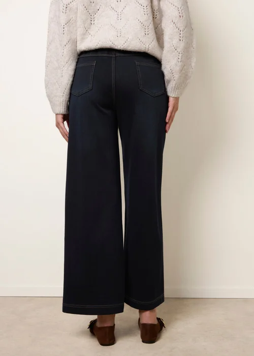 Blue Vanilla Navy Seam Detail Jeans - M Image 4
