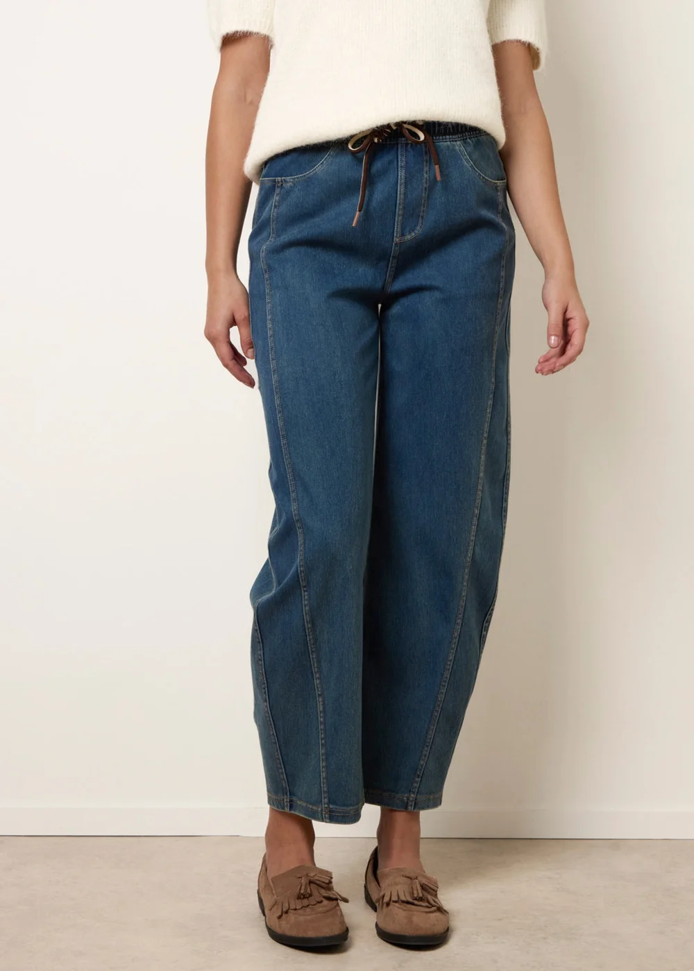 Blue Vanilla Blue Seam Detail Jeans - XL Image 2