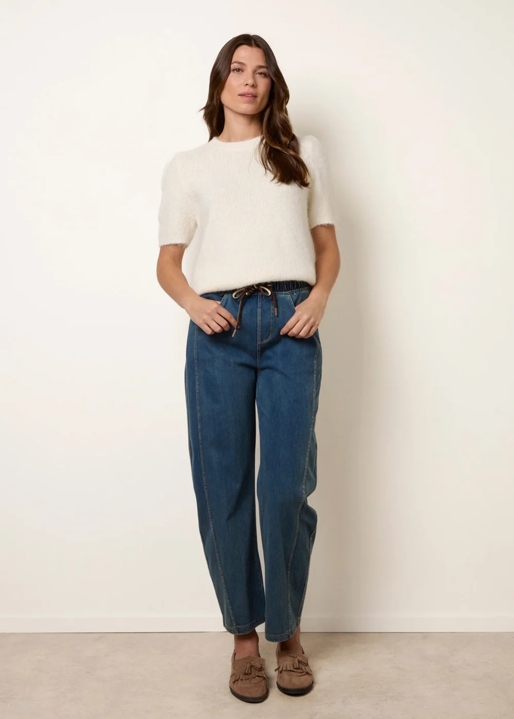 Blue Vanilla Blue Seam Detail Jeans - XL Image 1