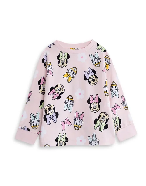 Vanilla Underground Disney Kids Pink 2 Pyjamas (18mnths-8yrs) - Age 3-4 Years Image 3